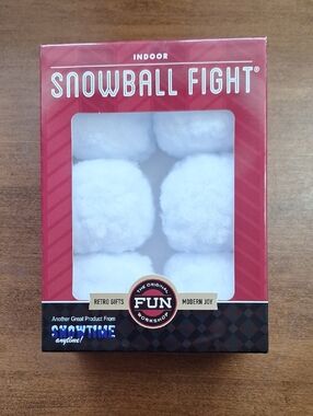 Indoor Snowball Fight Soft White Snowballs - Kids Learning Toy